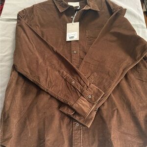 Everlane Cocoa Corduroy Shirt